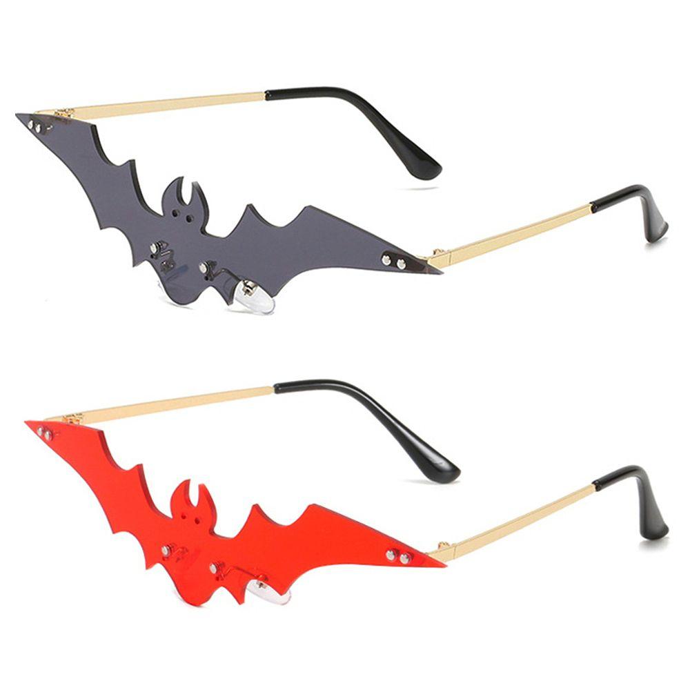 

Модные солнцезащитные очки в металлической оправе, тонкие солнцезащитные очки, женские солнцезащитные очки в форме летучей мыши, без оправы