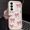 Bow Tie Silicone Case For Samsung Galaxy S26 S25 S24 Ultra S23 S22 Plus S25 FE A57 A37 A17 A56 A27 A36 A26 A16 A55 A35 A15 Cover