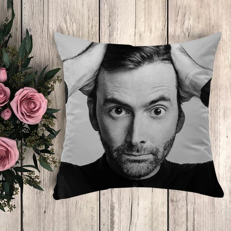 Kissen David Tennant Dekorative Kissenbezüge für Kissen 45x45 Kissenbezüge Sofakissen Kissenbezug Deko 40x40 Autodekoration