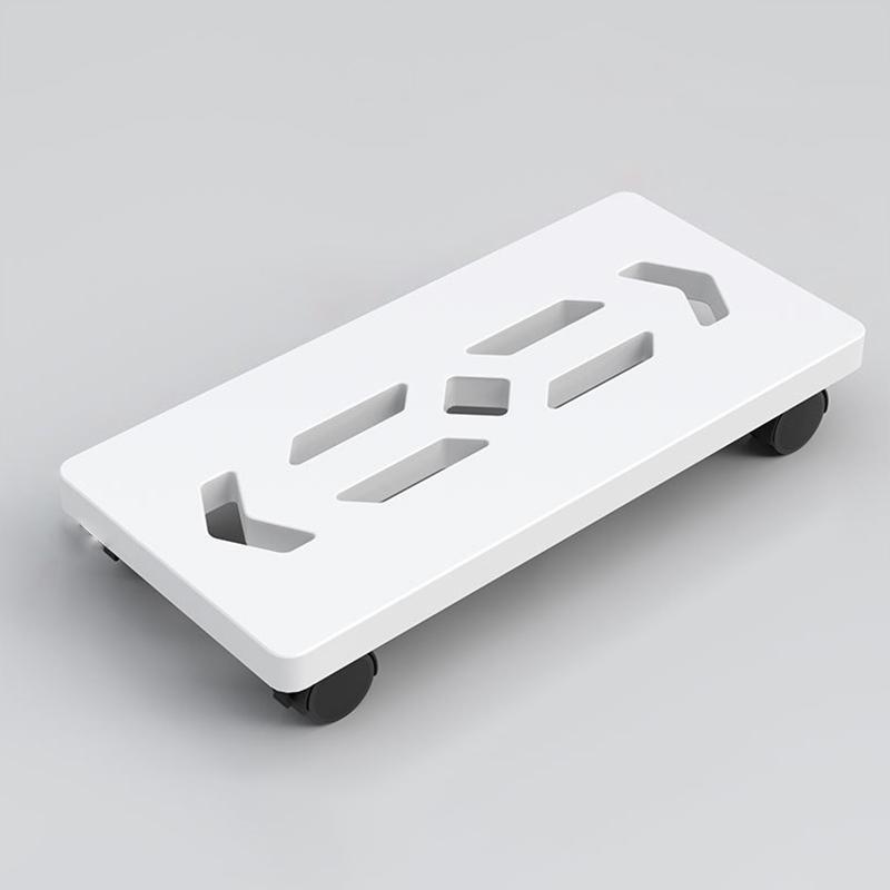 1pc CPU Stand Home Office Accessories Under Desk Holder Heavy-Duty CPU Holder Computer Case with 4 Caster Wheels Mobile