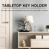 Creative tree shaped jewelry display rack, desktop key holder, earrings, rings, watches, multifunctional storage hanging rack