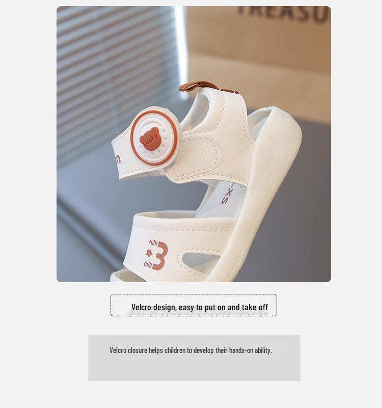 Infant Non-Slip Mesh Sandals for 0-2 Years, Soft Sole Summer Shoes for Boys & Girls