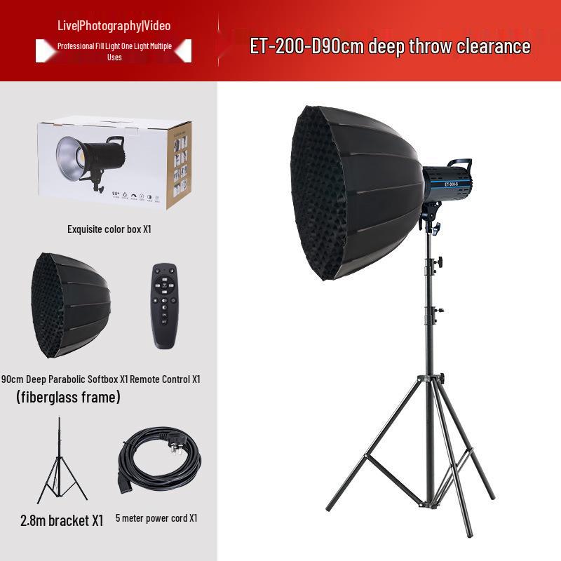Yingbang 200W LED Light for Live Stream, Beauty, Clothing & Food Photography