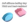 1/3/6Pcs 450°F Silicone Non-Stick Dual Texture Dishwasher Safe Crispy/Steam Cooking Baking Tray Air Fryer Mats