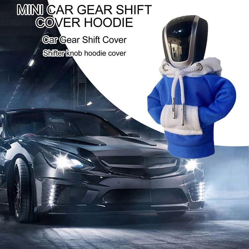 Stil Sahibi Sweatshirt Kılıf Kapüşonlu İpli Otomatik Vites için Vites Kolu Kılıfları Karavan Sedan SUV için Araba Aksesuarları