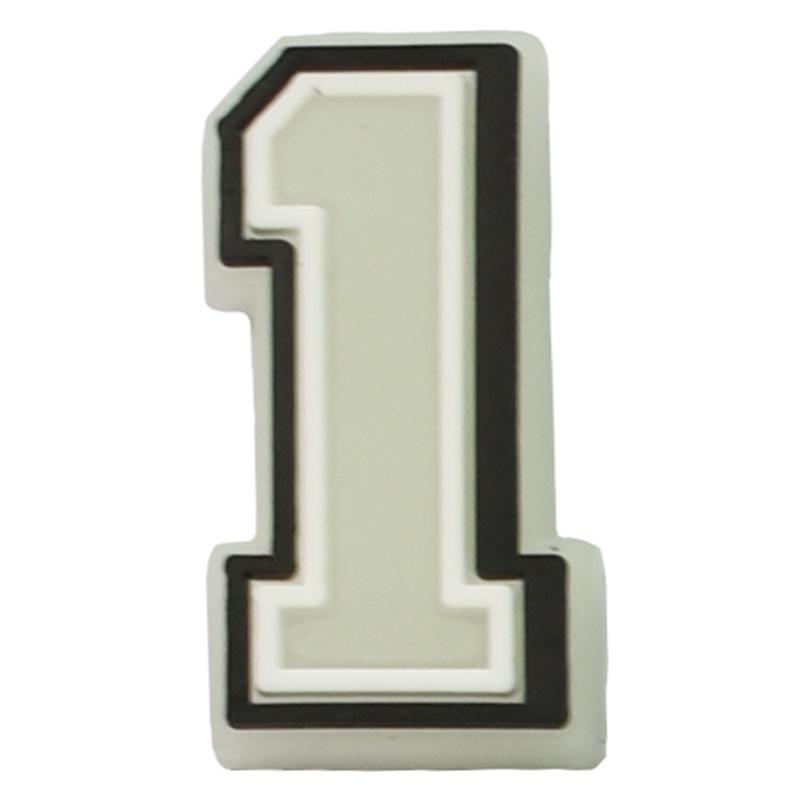 Luminous Letter Series Clog Charms: PVC Soft Rubber Shoe Flowers and Buckles