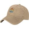 Retro Pole Vault Baseball Cap Washed Cotton Low Profile Sun Hat for Unisex Adults