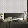 Wallpaper White stars on a gray background for the living room and bedroom 50x1000