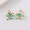 5pcs Cute Crystal Star Pendant Charms for Jewelry Making Earrings Bracelet Necklace DIY Handmade Accessories