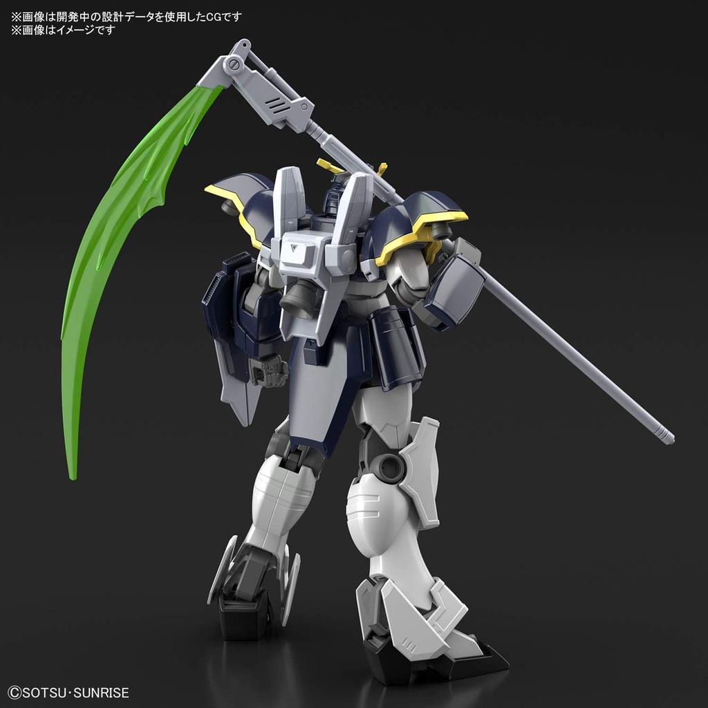 BANDAI SPIRITS HGAC New Mobile Report Gundam Wing Gundam Deathscythe Scale Plastic Model 1/144 Pre-Colored