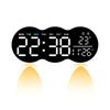 New living room wall clock digital LED electronic clock with lighting multi-function alarm clock temperature with remote control 2808