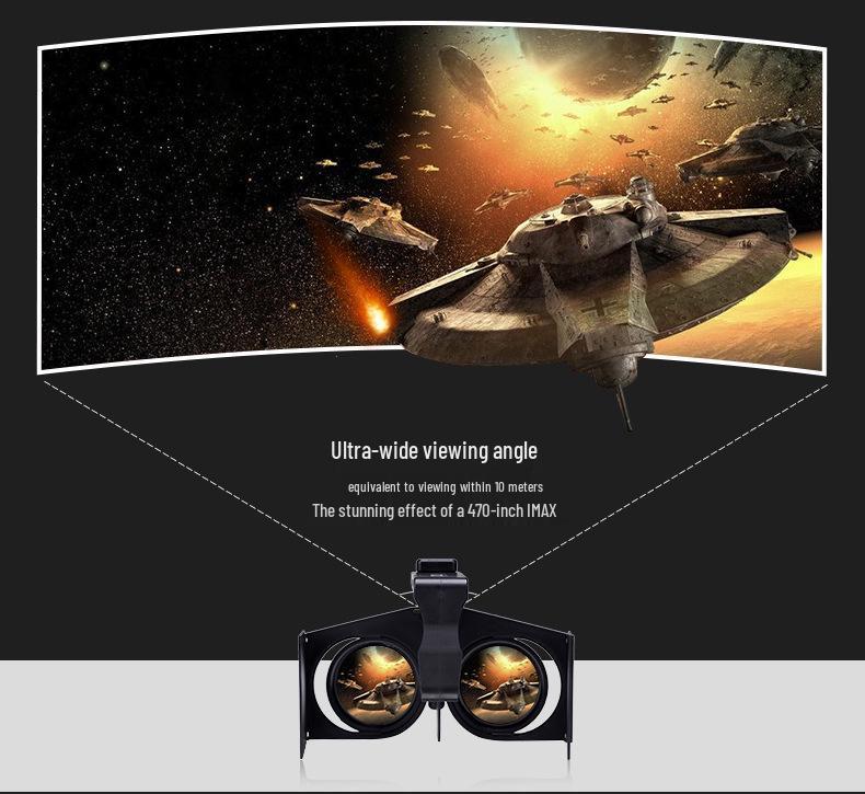 New Foldable 3D VR Glasses for Mobile - Panoramic Virtual Reality Viewer