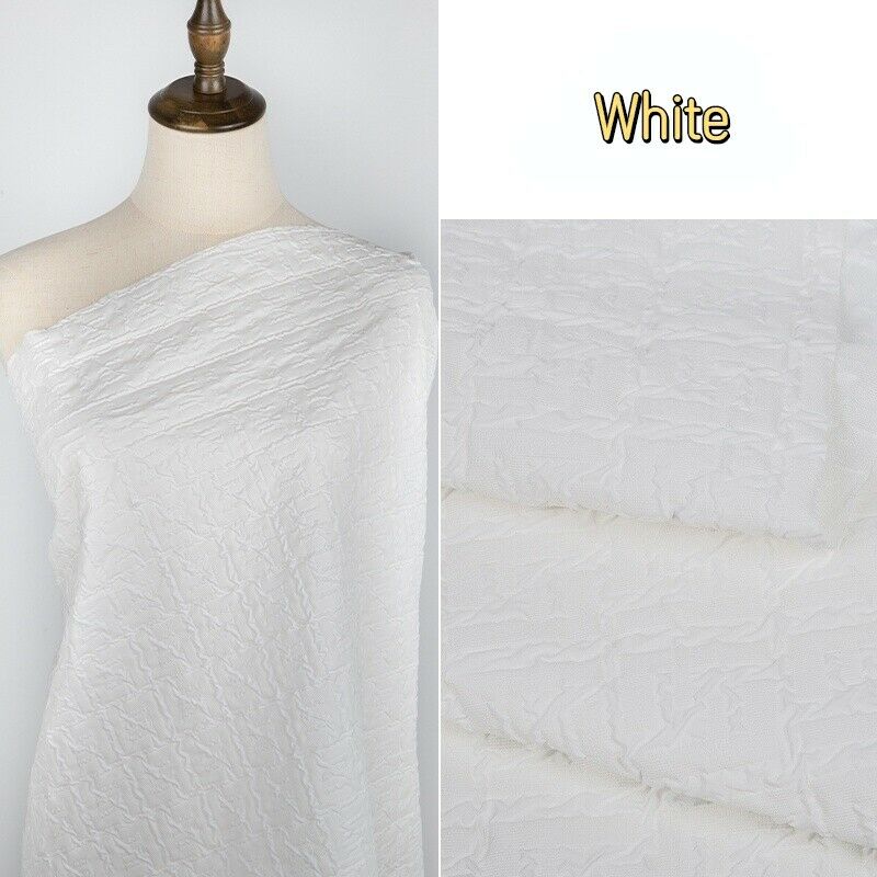 100*140cm Waterproof Embossed Winter Quilted Cotton Fabric For Making Padded Jacket Down Coat Wrinkled Down Jacket Fabric