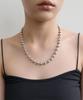 Debbyoung Ball Beads Chain Necklace [Silver]