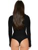 Sexy Choker Long Sleeve Jumpsuit Slim All-match Bottoming Shirt Shaperwear