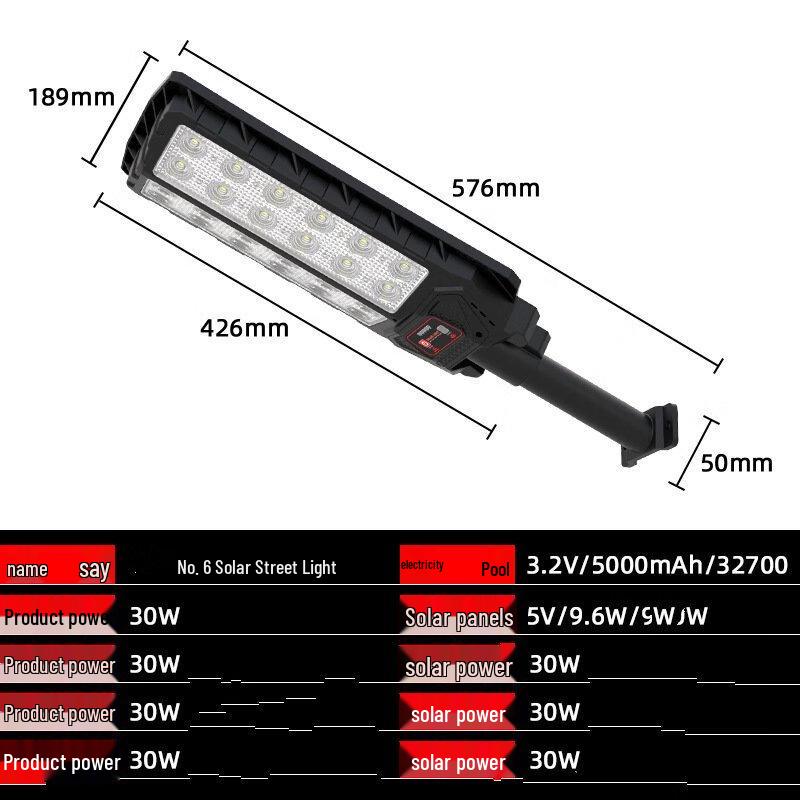 UOSU Dual-Sided Auto-Sensor Outdoor LED Street Light