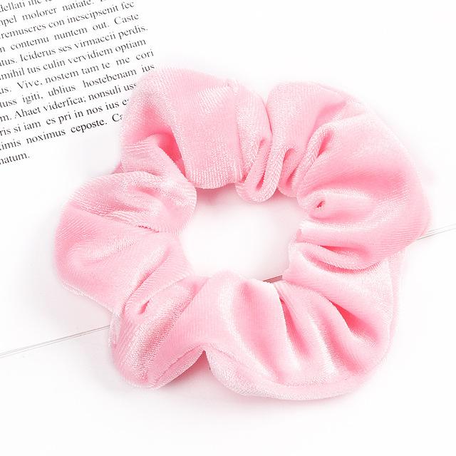 Classic All-match Velvet Scrunchies Women Girls Elastic Hair Rubber Bands Accessories Tie Hair Ring Rope Lady Headdress Headwear