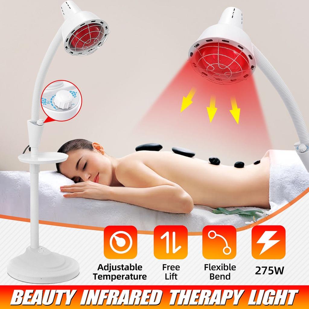 110v-240v Pain Relief 275W Floor Stand Infrared IR Temperature Light Therapy Heat Lamp