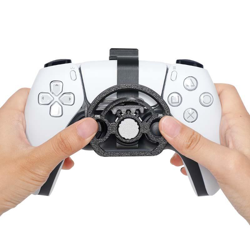 PS5 Slim Controller Mini Racing Steering Wheel for Joysticks.