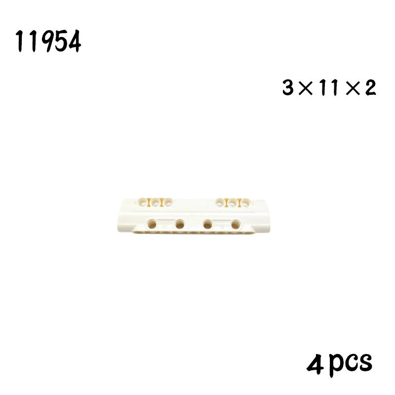 Non-Toxic Technical Parts Flat Panel Plate 1X3X11 Mechanical Building Blocks Car Moc Parts Brick Toy 11954 18944 18945 24116 24119 62531