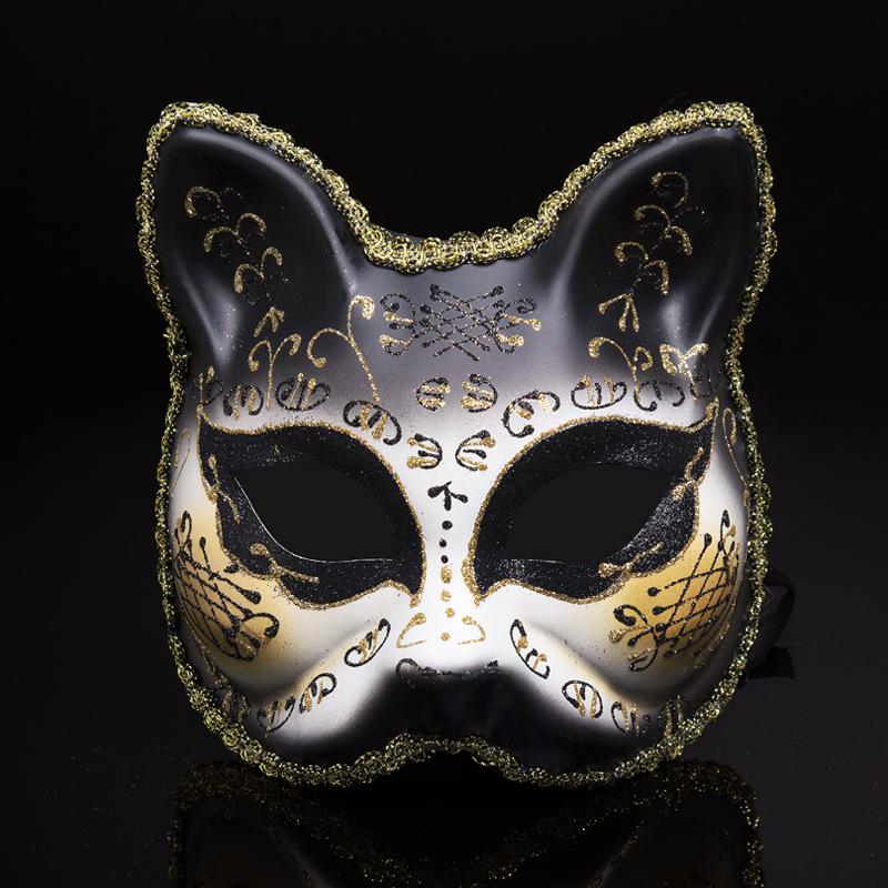 Creative Cartoon Venetian Animal Masquerade Mask for Adults - Ideal for Evening and Halloween Parties