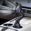 USB Powered Car Fan 3 Powerful Speeds Adjust With 360 Degree Rotating For Travel Car