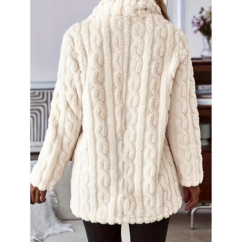 Autumn and winter popular plush versatile casual jacket