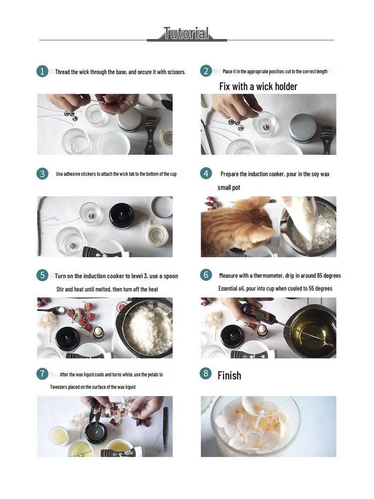 DIY Soy & Beeswax Aromatherapy Candle Kit