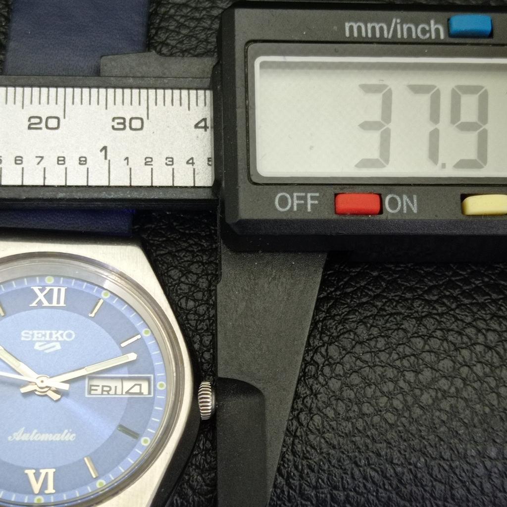 VINTAGE SEIKO 5 AUTOMATIC 6309A JAPAN MENS BLUE COLOR DIAL WATCH a701234-5 R206a-a701234