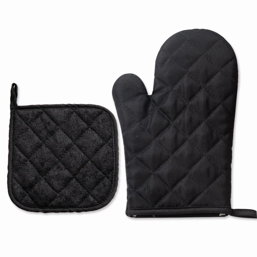

Домашние прихватки для духовки, утолщенные изолированные прихватки для микроволновой печи, кухонные принадлежности для выпечки, набор, устойчивый к высоким температурам