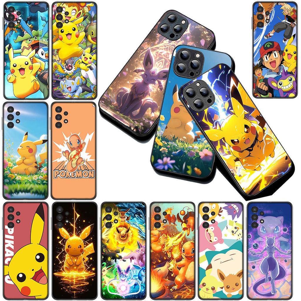 Casing for Xiaomi Redmi Note 12 11 10 A3 Pro 10A 10C 12C Note12 5G 4G Phone Cover Protective Case Cartoon P-Pokemons P-Pikachus