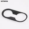 For Kia Forte Cerato k3    Carbon Fiber Center Console Water Cup Holder Cover Trim Interior Accessories Car Styling