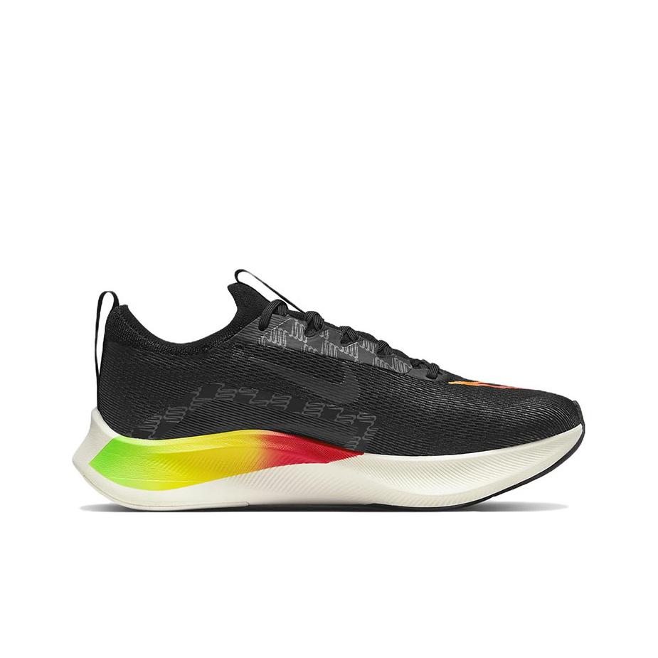 Nike Zoom Fly 4 Schwarz Multi Herren Sneaker Grün-Strike Total-Orange Volt DQ4993-010