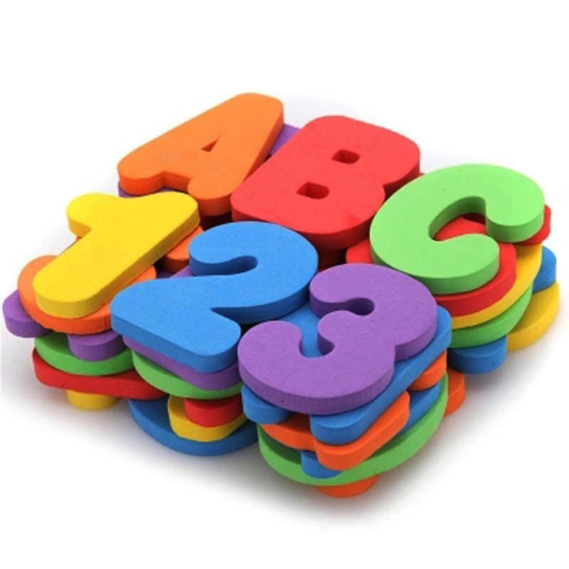 

Bathtub Bathroom Education Learning Toys Foam Letters Alphanumeric Total Bubble Stickers Children s Puzzle DIY Toy Set 36Pcs New