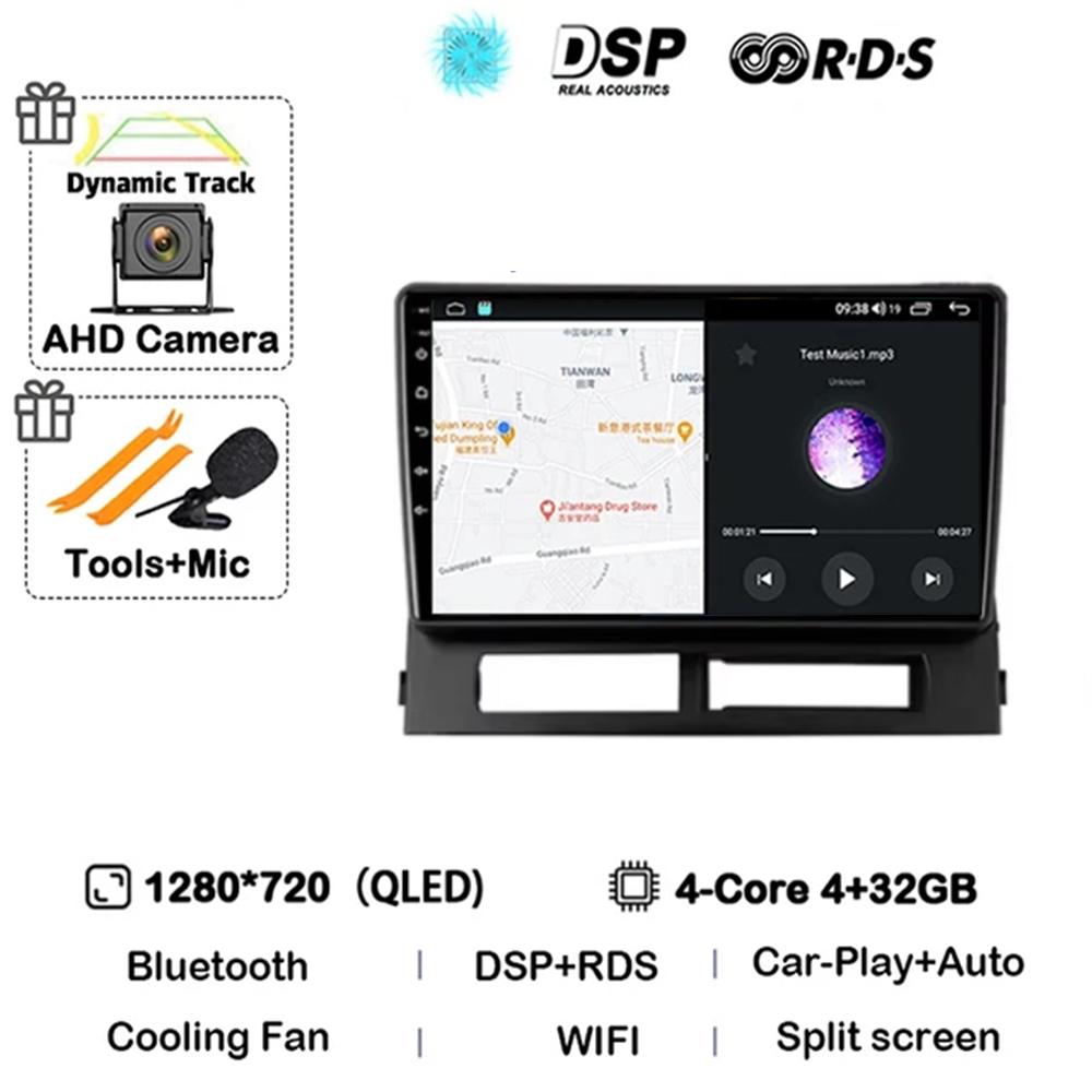 

Carplay для Toyota Prius XW20 II 2 2003-2011 Android 14 Android Auto 2DIN Авторадио Lettore Unità Principal GPS Stereo Multim