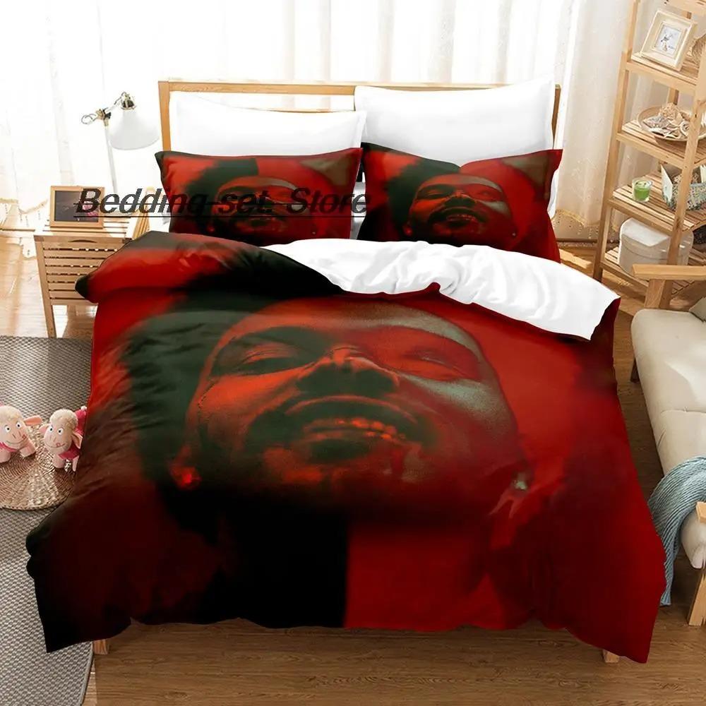 3D Print Xo The Weeknd Bedding Set Single Twin Full Queen King Size Bed Quilt Cover Aldult Kid Bedroom Duvet Cover Sets