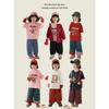 Girls' Cartoon Faux Two-Piece Long Sleeve T-Shirt