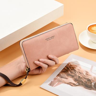 Elegant Womens Long Wallet Clutch Design Multi Functional Card Holder Phone Pocket Coin Purse Practical Organizer RFID Blocking