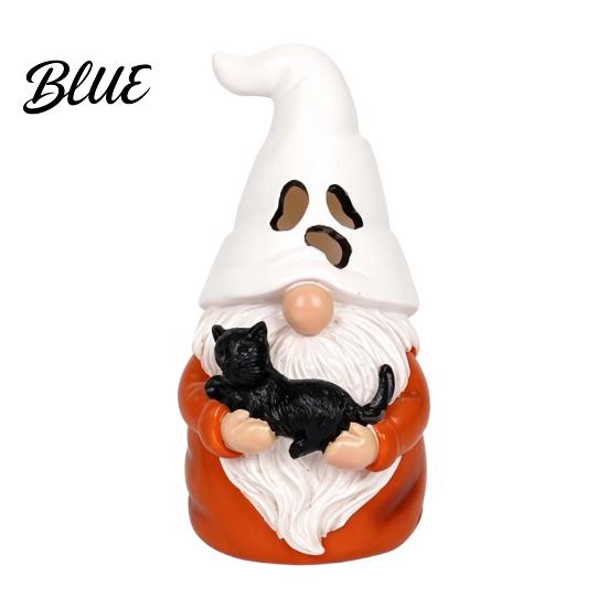 Cute Tabletop Decor For Party Halloween Decoration Resin Skull Ghost Mouth Gnome Figurine for Home Holiday Souvenir Gifts Table Tiered Tray,