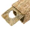 Woven Grass Straw Small Pet Rabbit Hamster Cage Nest House Chew Toy Foldable Bed