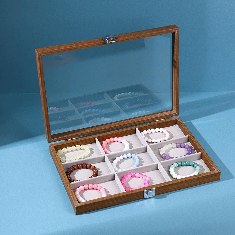 New Dustproof Jewelry Box with Lid for Bracelets & Jade Jewelry