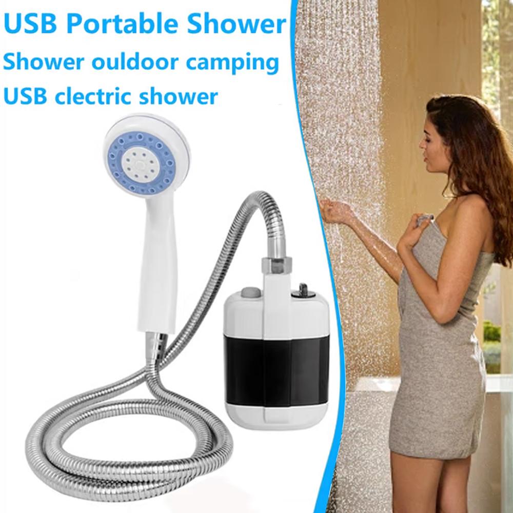 Batteriebetriebene Dusche Elektrische Tragbare Dusche Tragbare Dusche ABS Elektrisch Batteriebetrieben Campingdusche Pumpe für Außenanwendung