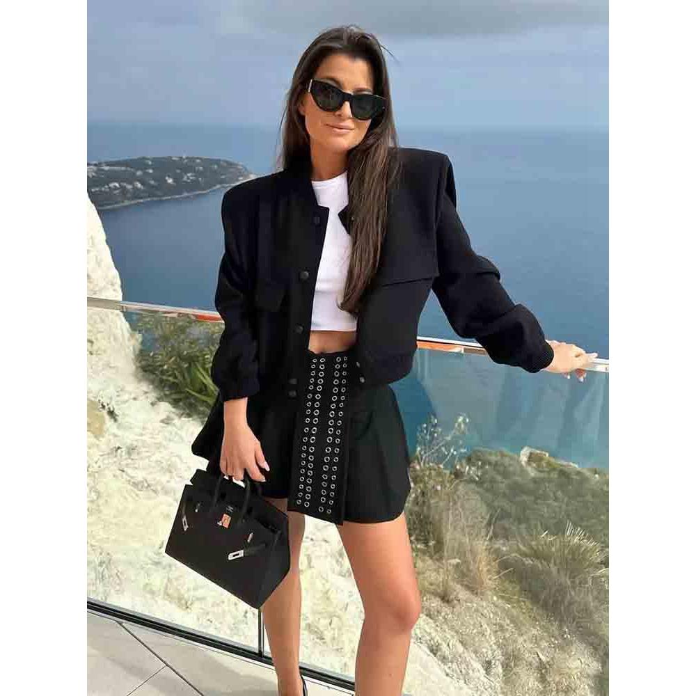 Mode Blouson Printemps Femme Costume Mode Veste Printemps 2021