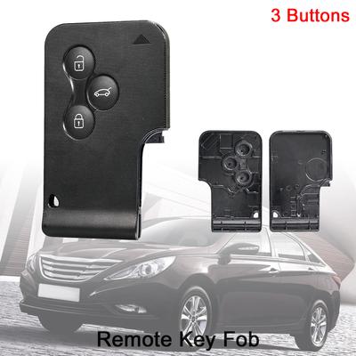 3 Buttons Keyless Replacement Key Remote Fob Card Shell Fit for Renault Clio Logan Megane 2 3 Koleos Scenic