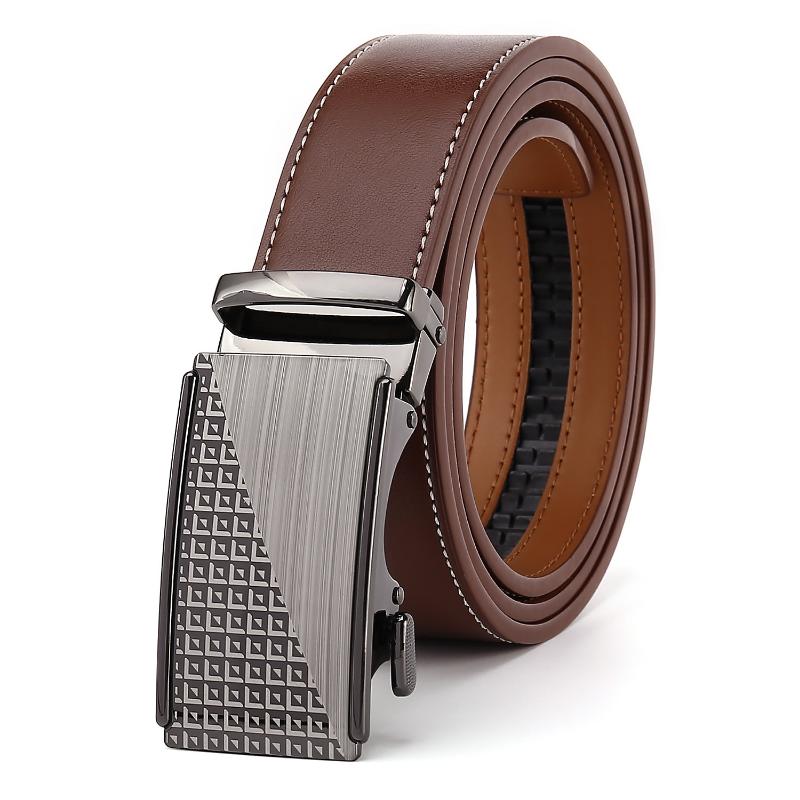 PULO Automatický opasek s přezkou Pánský opasek Ležérní Businessový Špičkový Pánský opasek