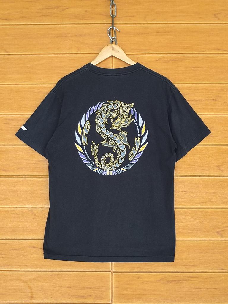 Vintage Town & Country Dragon T-Shirt - Surf Design 71 - Size L