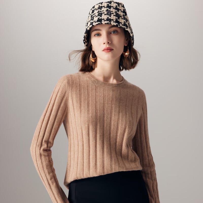 Paro Women's Textured Rib Jacquard Pure Cashmere Sweater