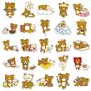 50 Blatt Rilakkuma Cartoon Aufkleber: Süße Dekoration für Handyhüllen, Trinkbecher und Computer