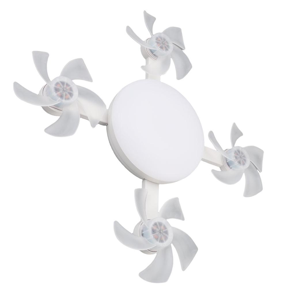 3 Speeds Fan Ceiling Fan Light 3 Colors Lamp Screw in Ceiling Fan Plug in Ceiling Fan  Garage