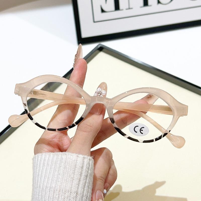 New Trend Men Women Eyeglasses Frames Vintage HD Round Optical Spectacles Eyeglasses Fashionable Anti-blue Computer Glasses